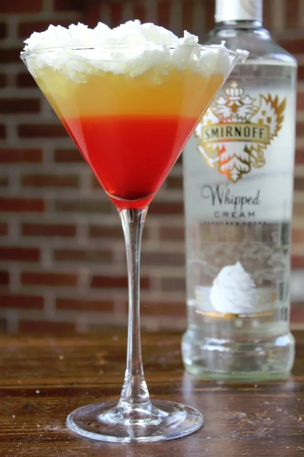 Halloween Candy Corn Cocktail