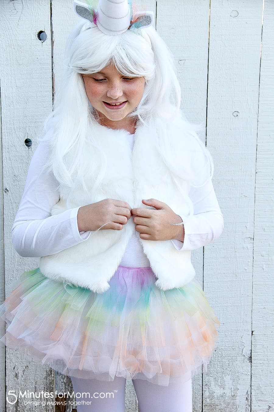 How To Make An Easy Unicorn Costume For Kids - how i made a unicorn outfit roblox