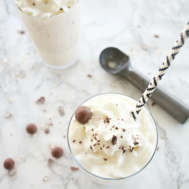 Whoppers malted milk shake