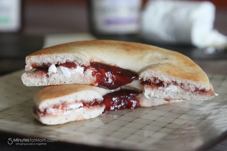 Smucker's Fruit and Honey Fruit Spread is sweetened with honey. So simple and so good.