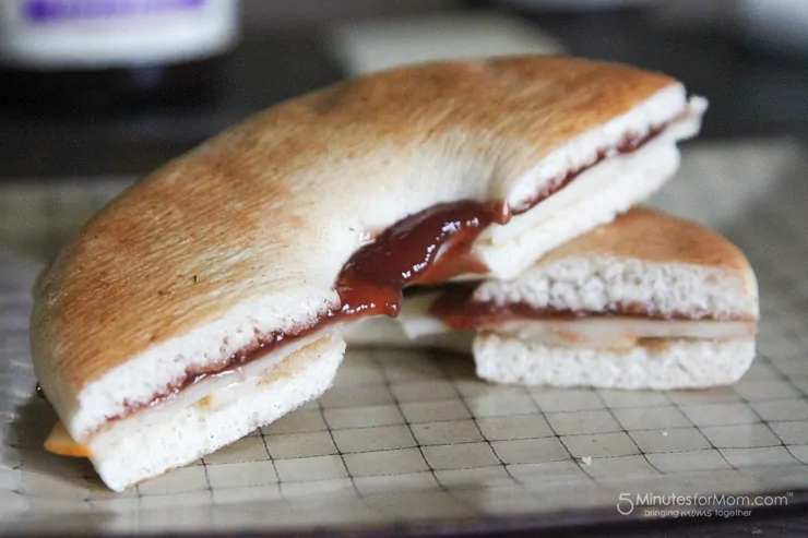 Smucker's Fruit and Honey Fruit Spread is sweetened with honey. So simple and so good.