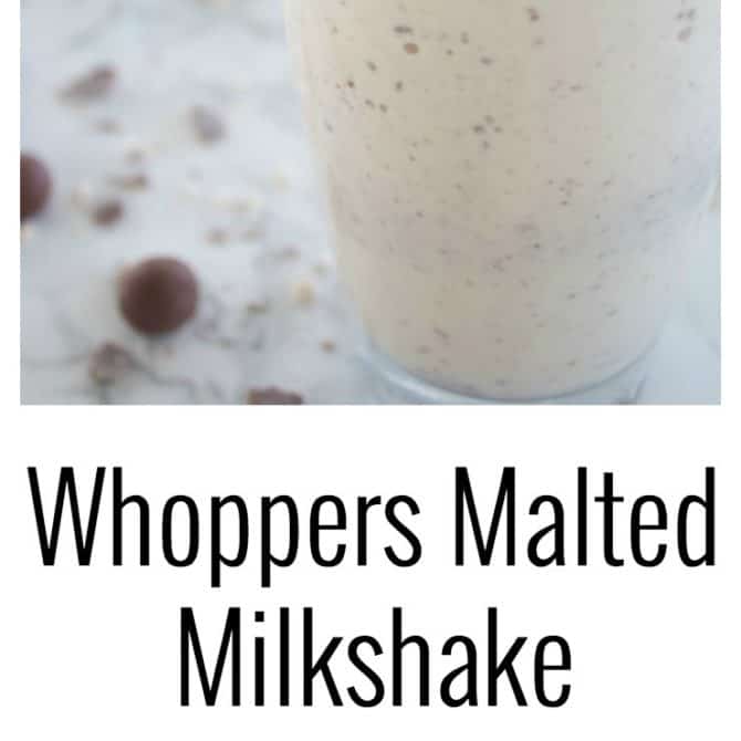 Whoppers Malted Milkshake Recipe 5 Minutes for Mom