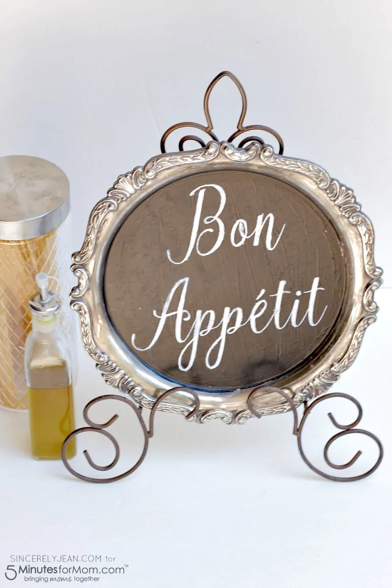 DIY Bon Appetit Kitchen Sign