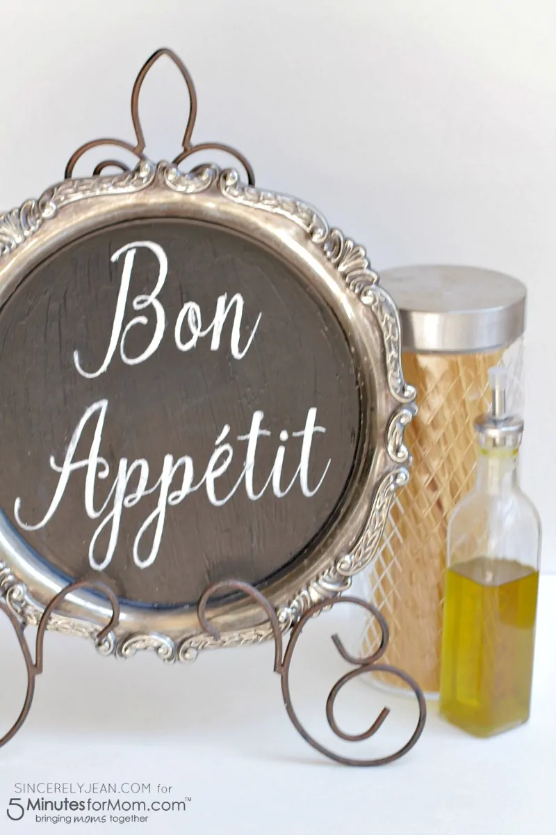 DIY Bon Appetit Kitchen Sign