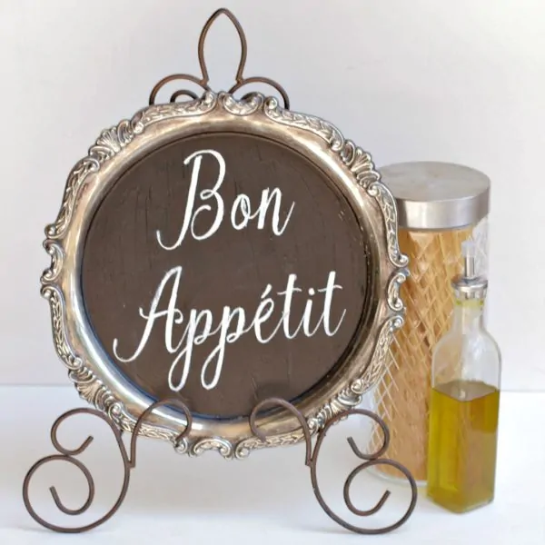 DIY Bon Appetit Kitchen Sign