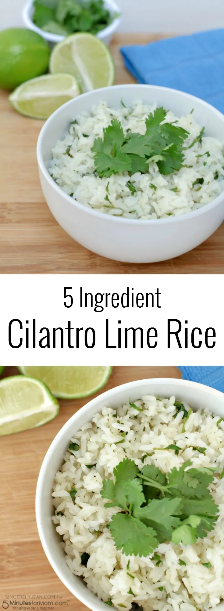 5 Ingredient Cilantro Lime Rice