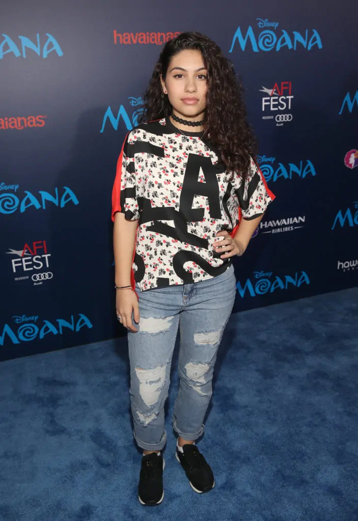 Performer Alessia Cara attends the World Premiere of Disney's Moana (Photo by Jesse Grant/Getty Images for Disney) 