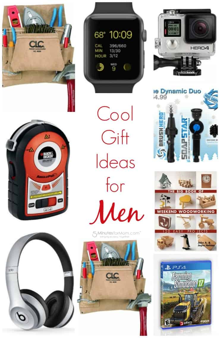 Gift Guide for Men Cool gift ideas for men 5 Minutes for Mom