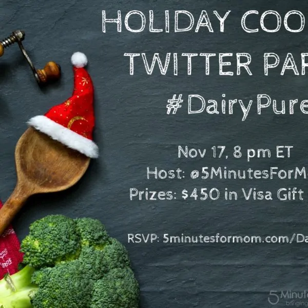 Join us for a Holiday Cooking Twitter Party Nov 17, 8pm ET #DairyPure