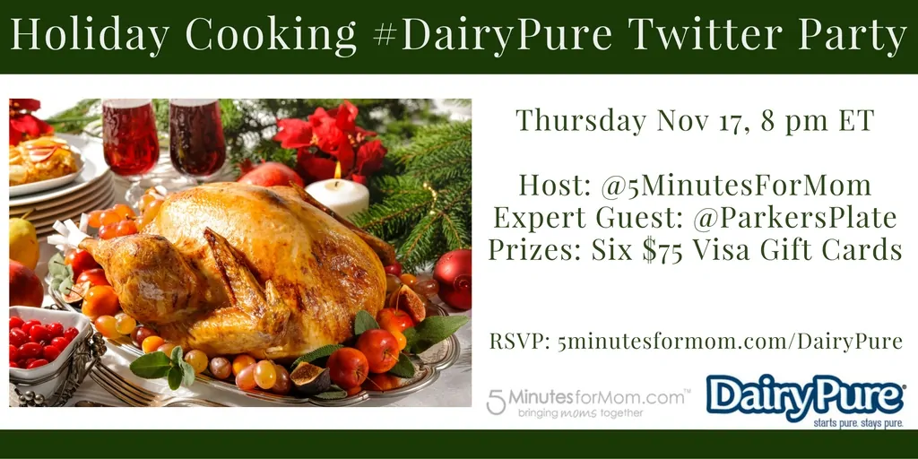 Holiday Cooking Hotline DairyPure Twitter Party