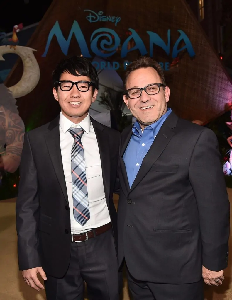 “Inner Workings” co-directors Leo Matsuda and Sean Lurie. (Photo by Alberto E. Rodriguez/Getty Images for Disney)