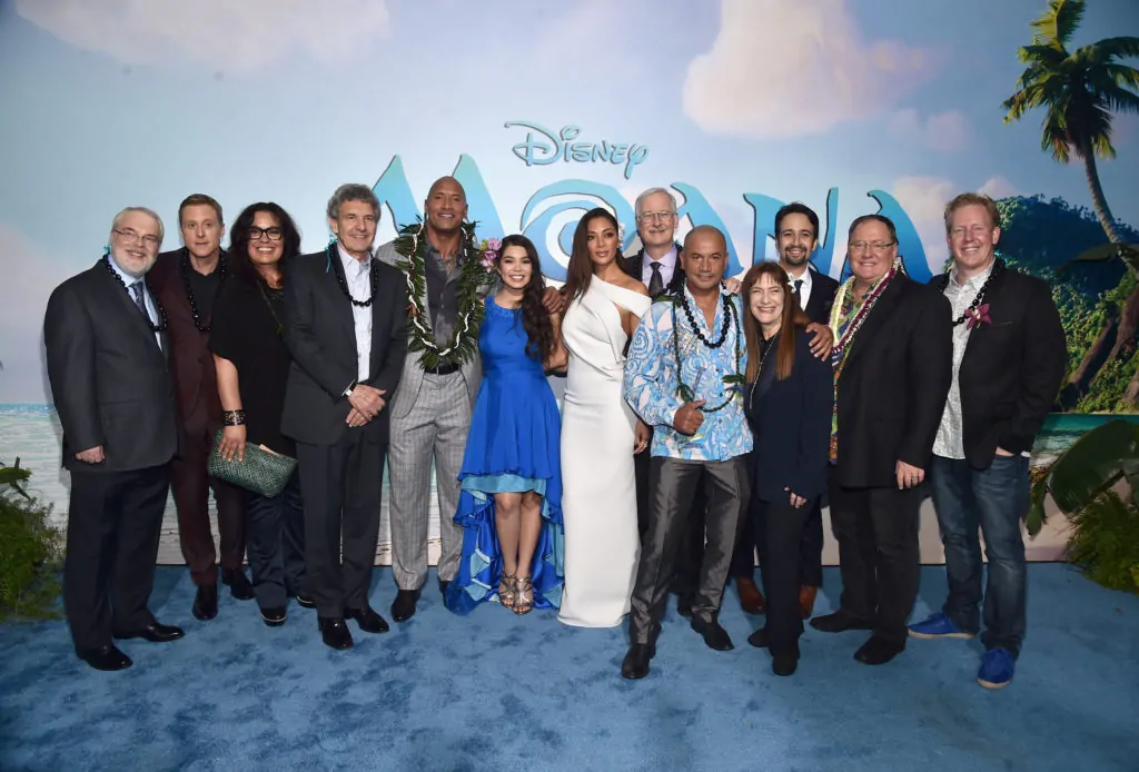 The World Premiere of Disney's "MOANA" - Cast Photo