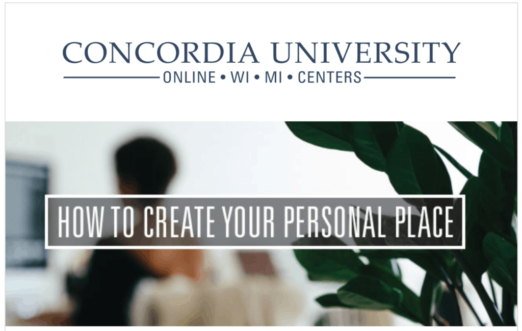 How to Create your Personal Place