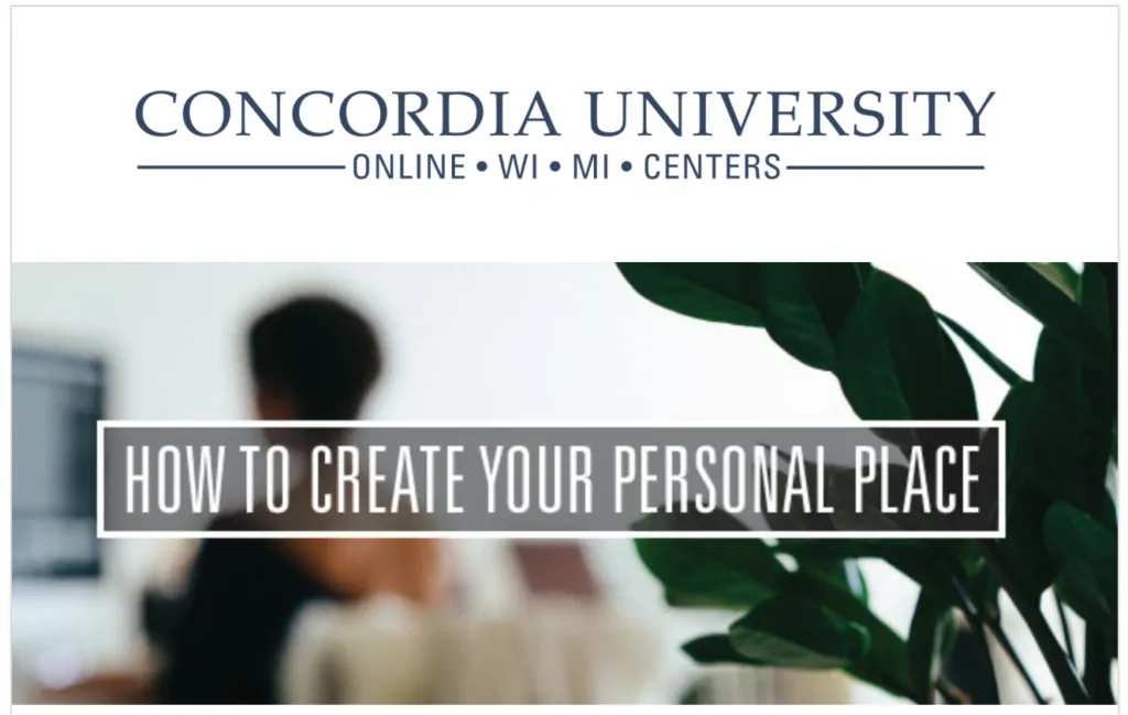 How to Create your Personal Place