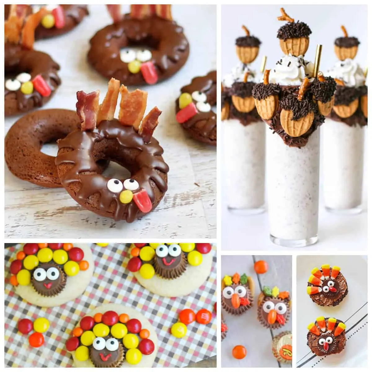 Thanksgiving Treats with Turkeys and Acorns