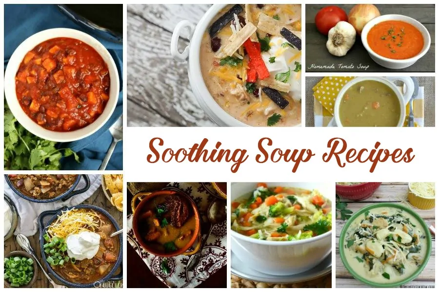 Soothing soup recipes