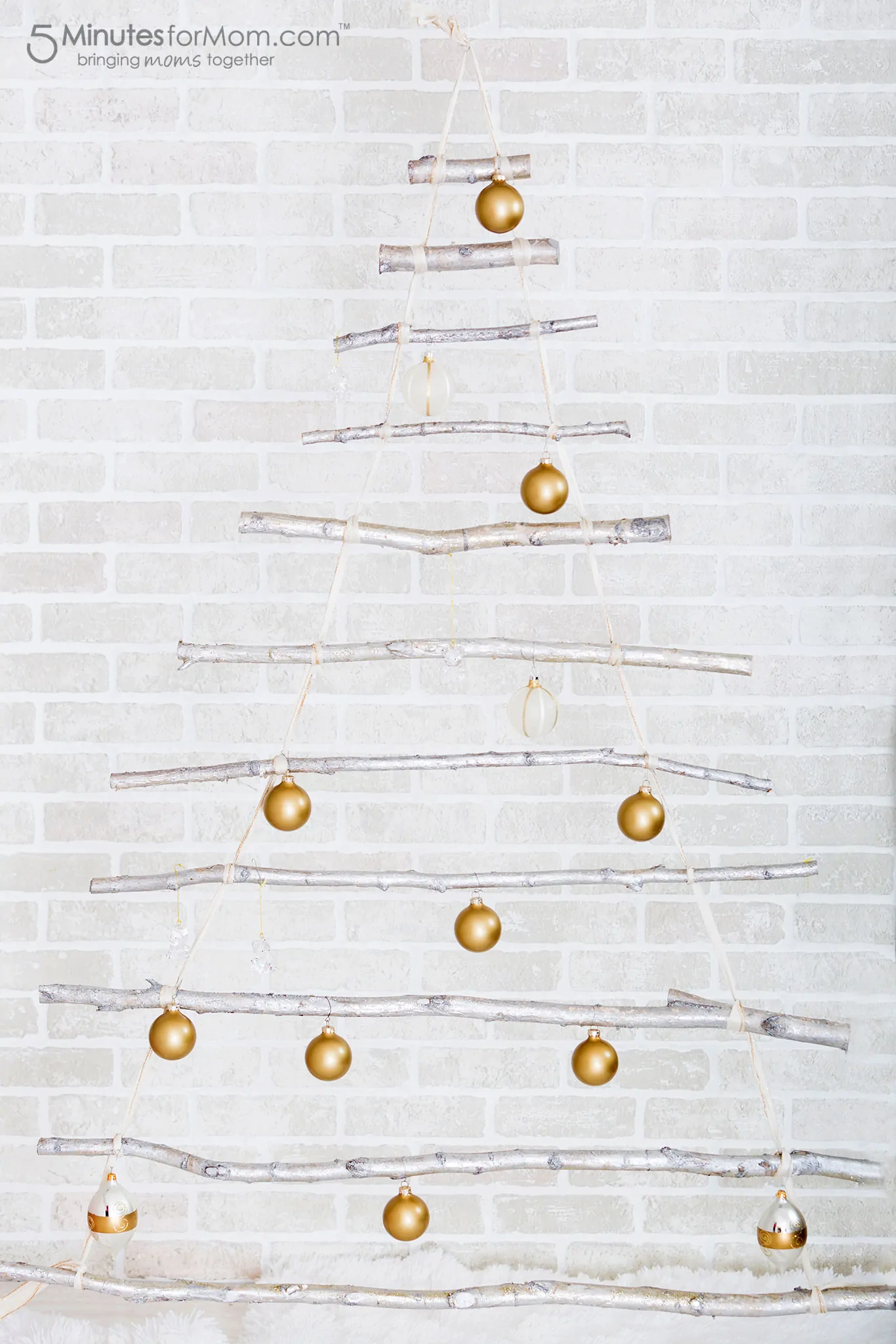 branch-christmas-tree-decorated-with-ornaments