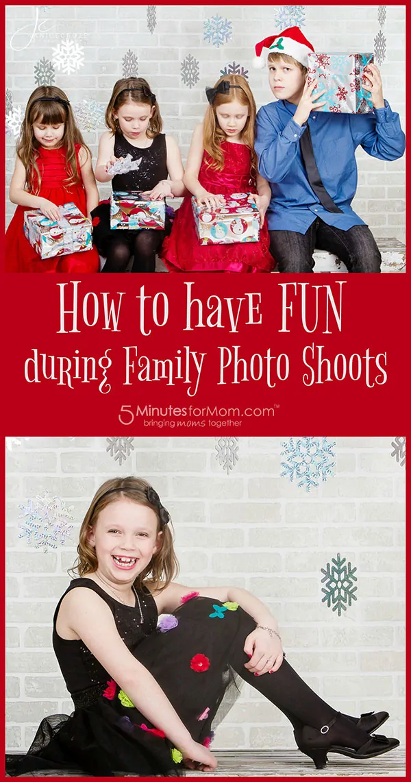 Fun family photo shoots with kids