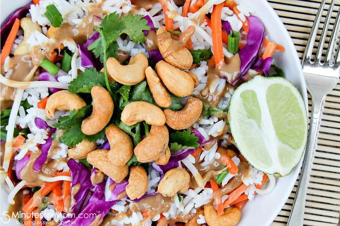 Thai Cashew Rice Salad