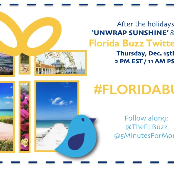 You’re Invited – “Unwrap Sunshine” FL Buzz Twitter Chat on Dec 15 #FloridaBuzz