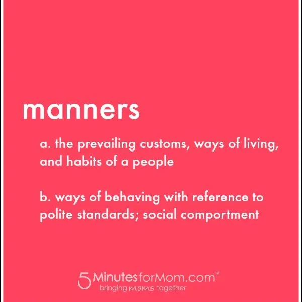 Manners All Tweens Should Know #GivePleaseAChance #Giveaway