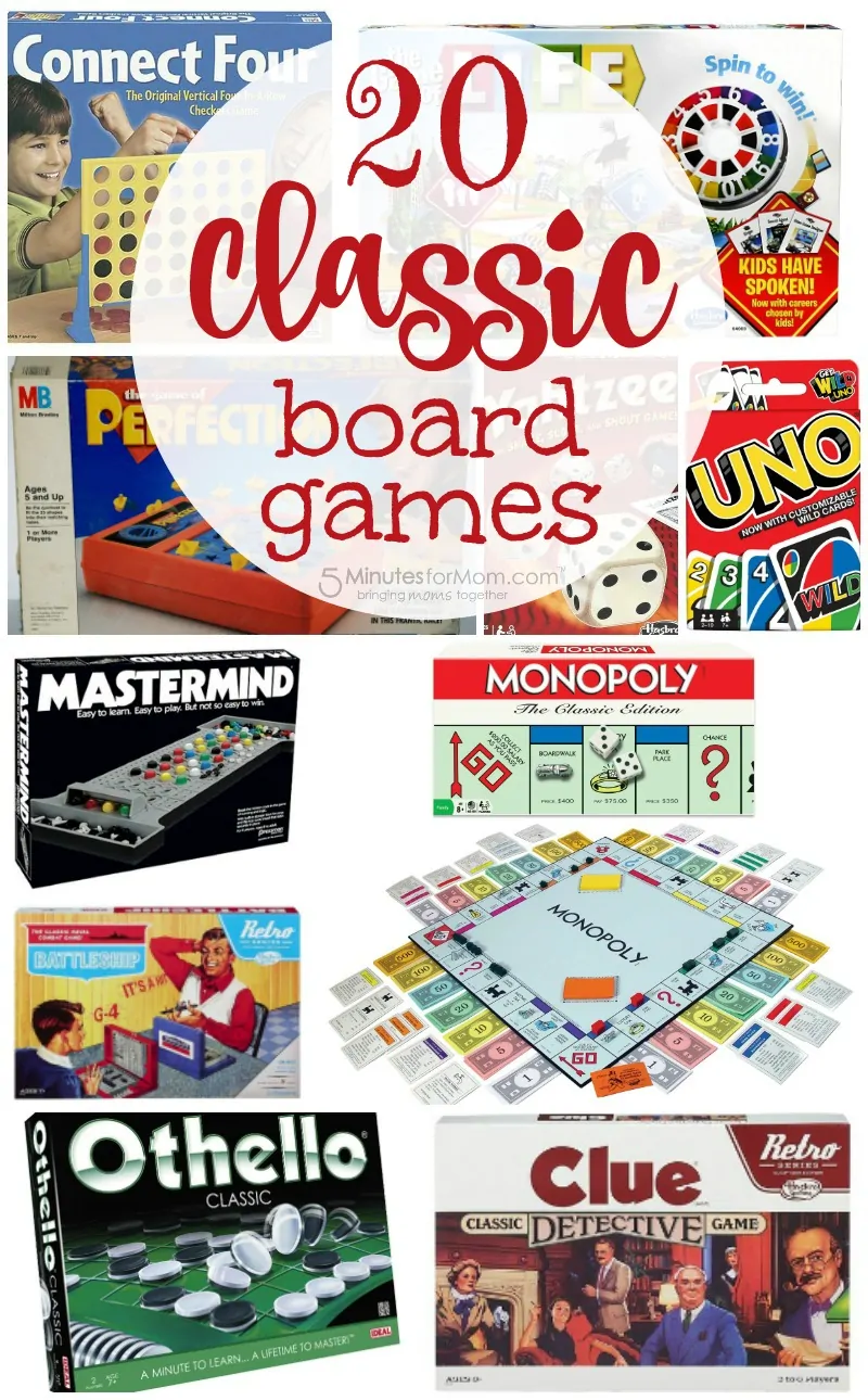 Top 20 classic board games