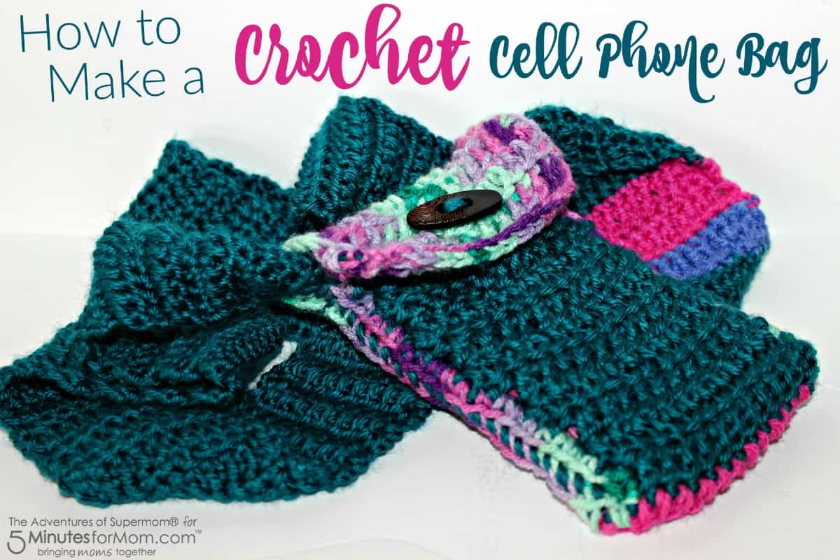 Crochet Pouch Pattern / Phone Sling Bag - KnitcroAddict