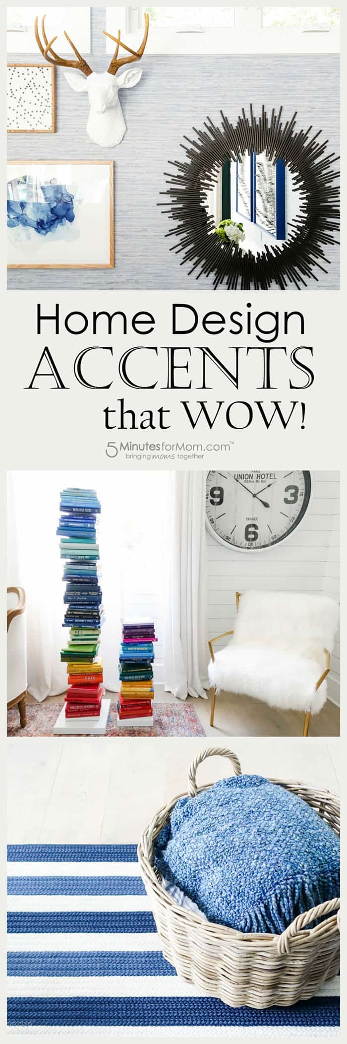 Home Design Accents and Ideas that WOW - 5 Minutes for Mom