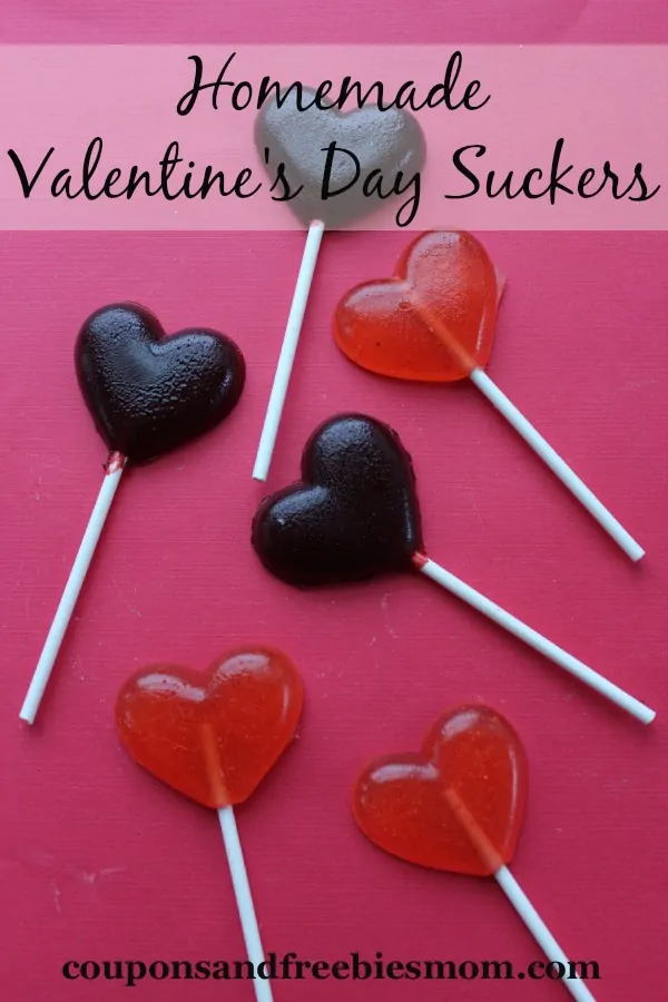 Homemade Valentine's Heart Suckers from Coupons and Freebies Mom