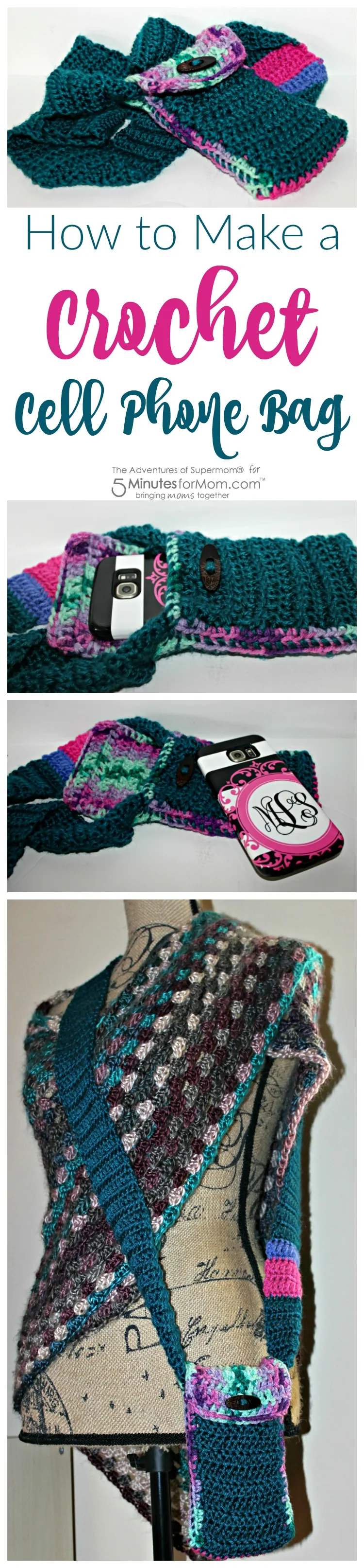 How to Make a Crochet Cell Phone Bag