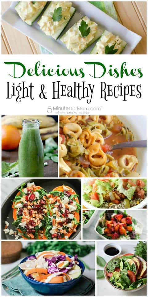 light and healthy recipes
