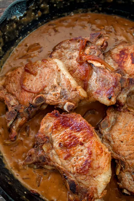 pork-chops-in-sour-cream-gravy-from-bunnys-warm-oven