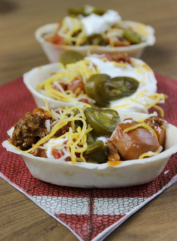 Chili Dog Taco Boats from Just 2 Sisters