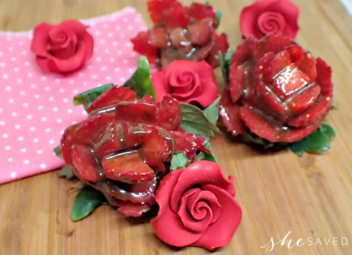 Chocolate Covered Strawberry Roses