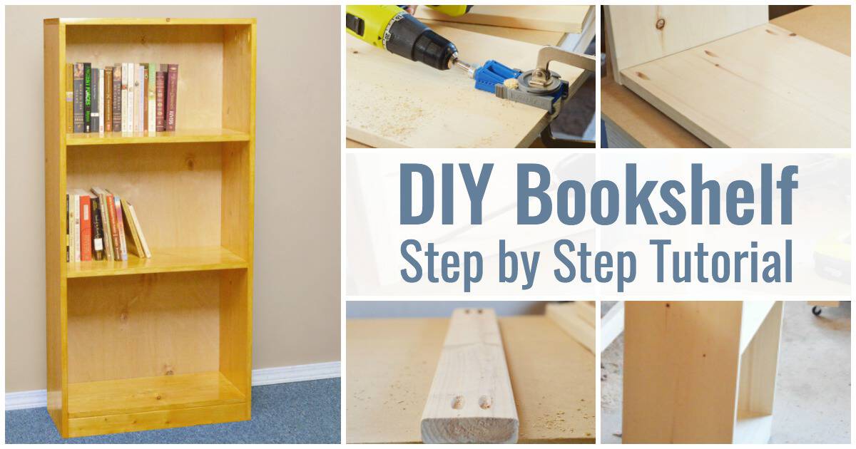 Diy Basic Bookshelf How To Build A Bookcase For Beginners