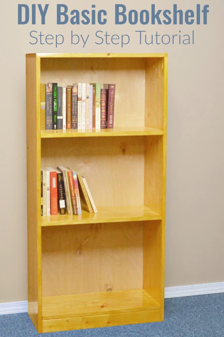 Diy Basic Bookshelf How To Build A Bookcase For Beginners