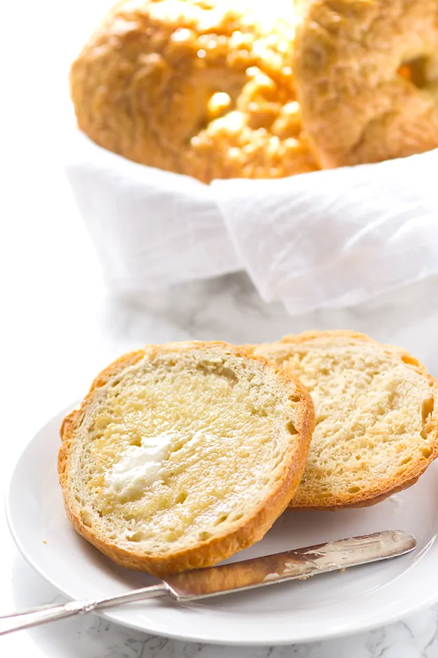 Homemade Bagels from Cookie Dough and Oven Mitt