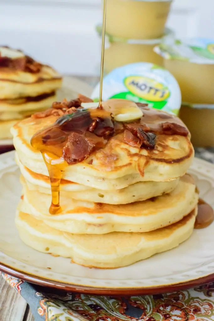 Maple Bacon Pancakes from Almost Supermom