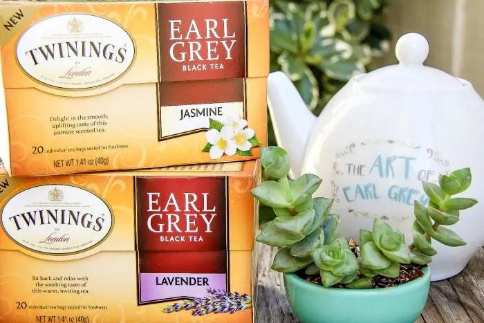 Twinings new flavors of Earl Grey tea