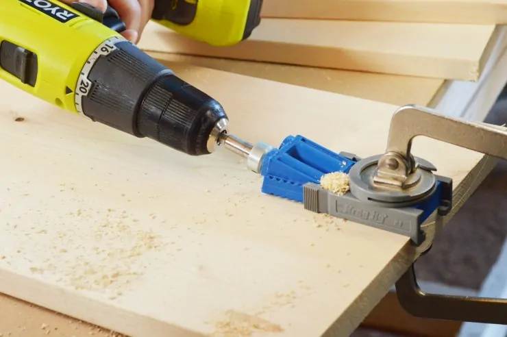 Drilling Pocket Holes