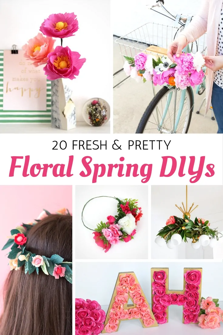 20 Fresh and Pretty Floral Spring DIYs