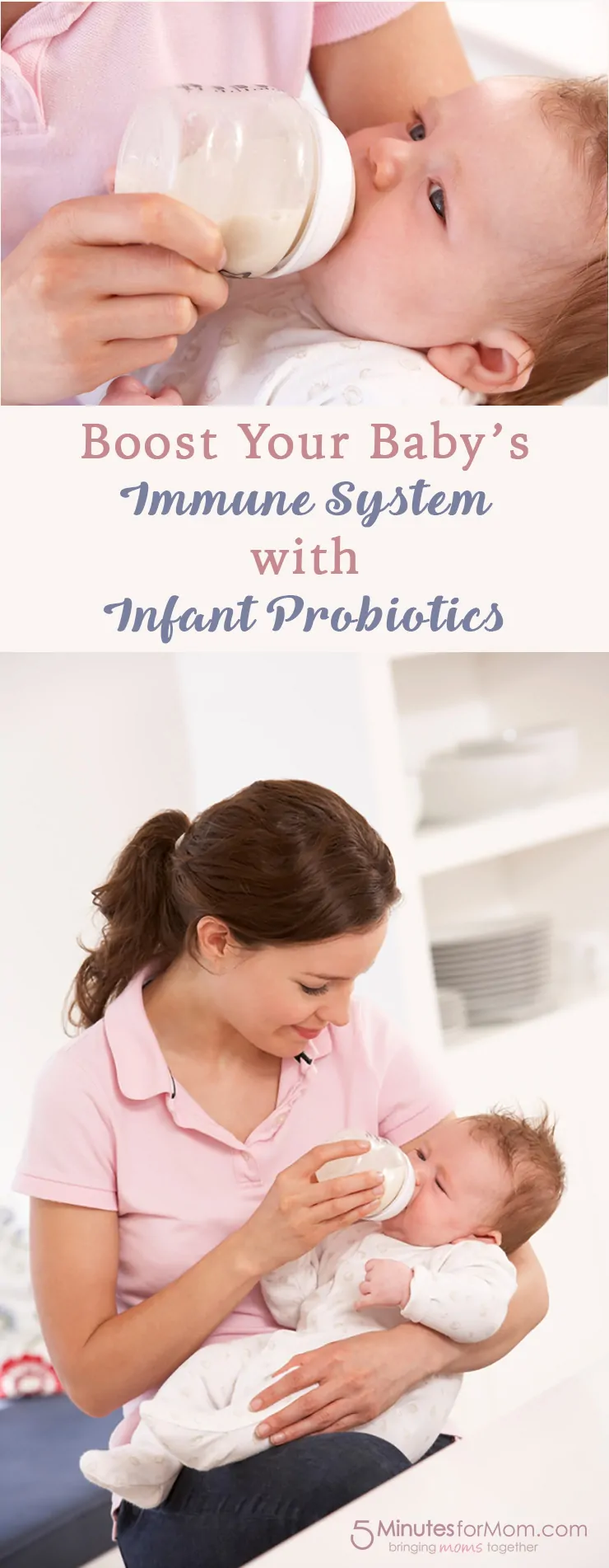 Boost Your Baby's Immune System with Infant Probiotics Pin