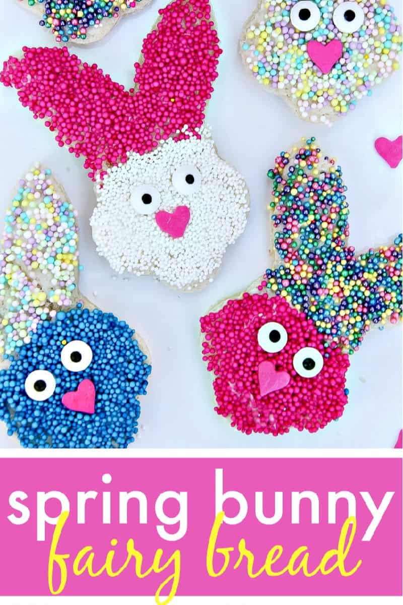 Bunny Treats Easter Fairy Bread - Easy Treat for Kids