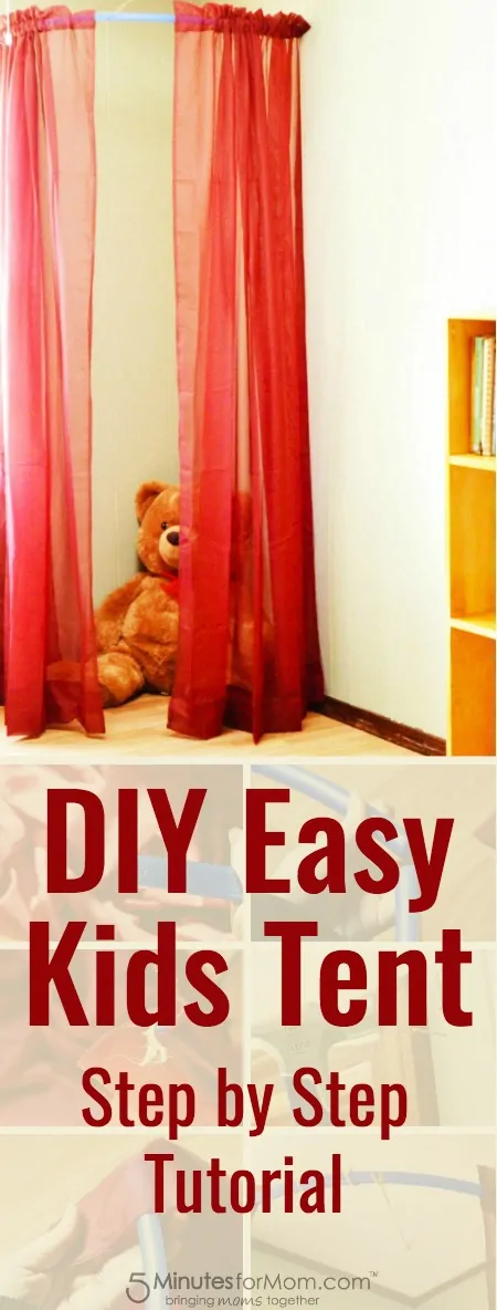 Easy DIY Kids Tent - Step by Step Tutorial with Photos