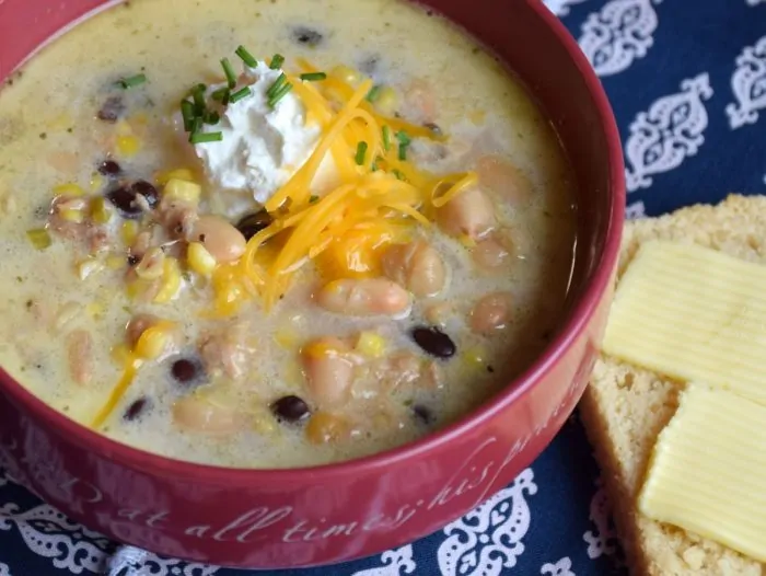 Easy White Chicken Chili Soup Supreme from A Proverbs 31 Wife