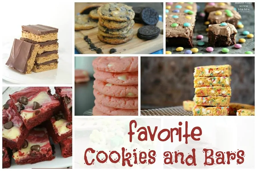 Favorite cookies and bars