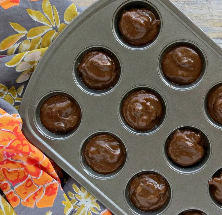 Gluten Free Dark Chocolate Orange Brownie Bites