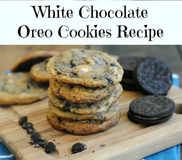 White Chocolate Chip and Oreo Chunk Cookies from IGOBOGO