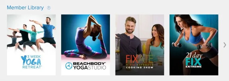 Beachbody on Demand - Member Library