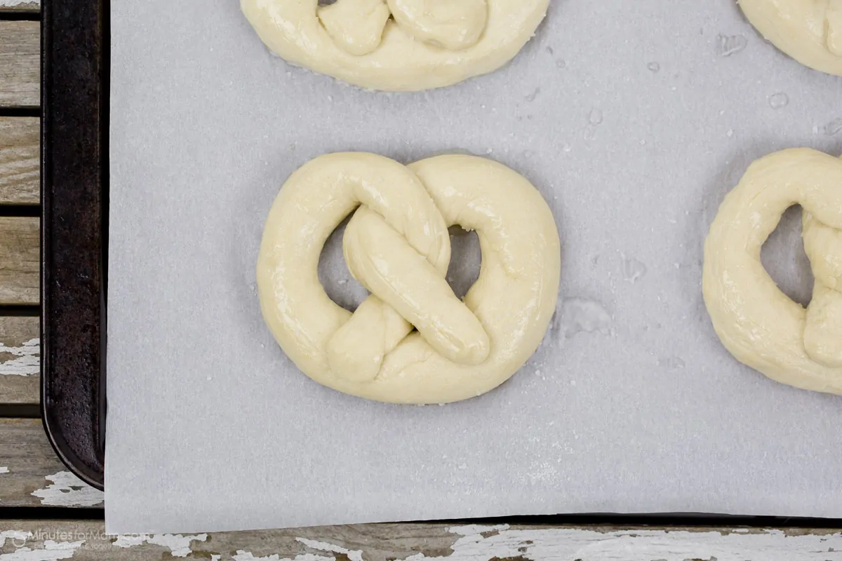 Homemade soft pretzels